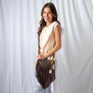Authentic Louis Vuitton Fringe Boho Crossbody